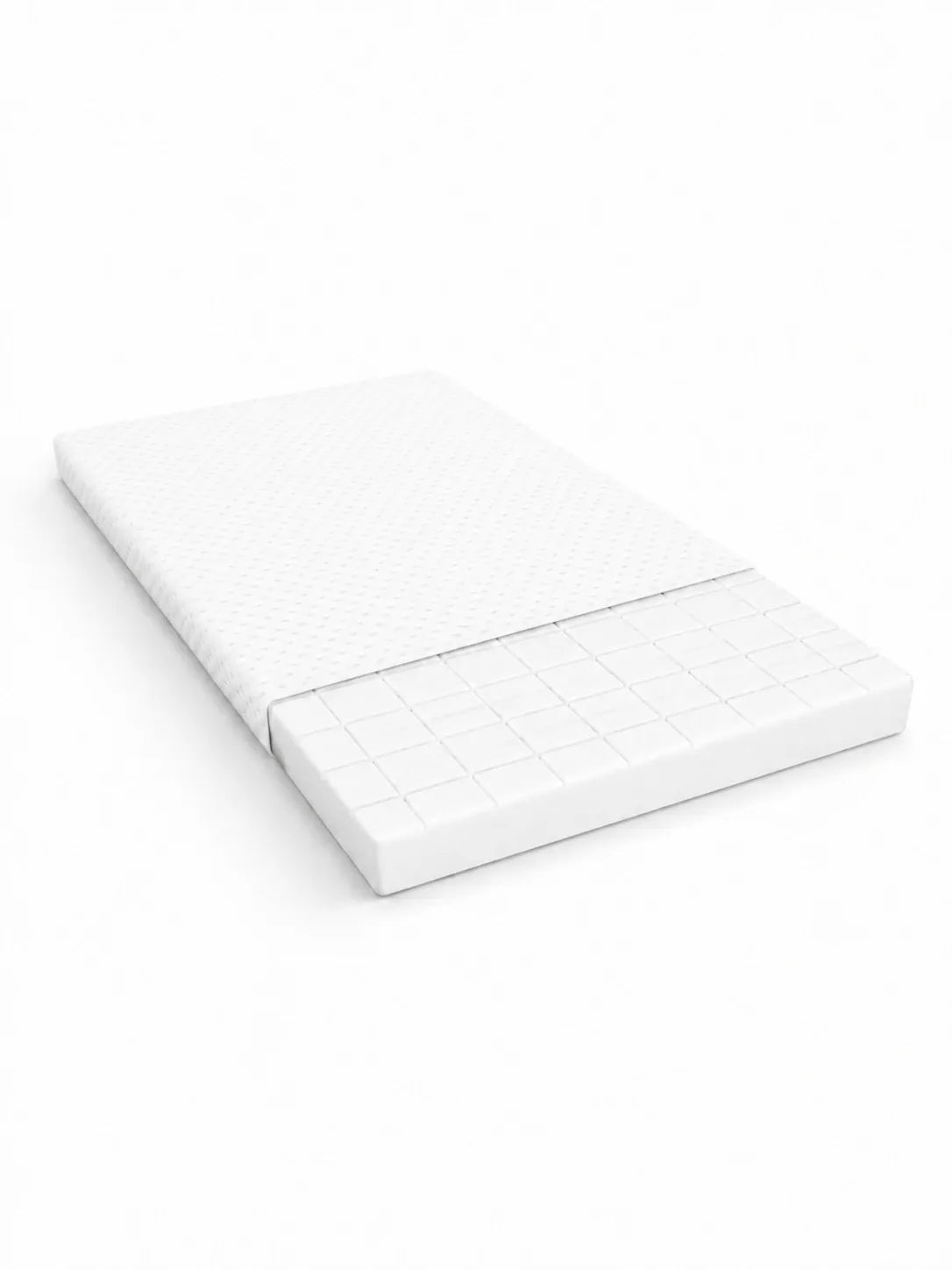 Kreminė Minkšta Bouclé Montessori Vaikiška Lova 70 × 140 cm Lovos Vienvietės