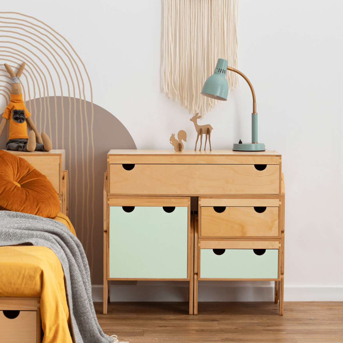 Kurk Baldus Pats, CapiBabi Little – Modulinė Komoda, Kėdutė Ar Suoliukas Komoda