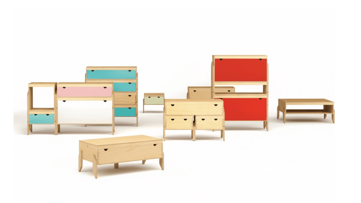 Kurk Baldus Pats, CapiBabi Little – Modulinė Komoda, Kėdutė Ar Suoliukas Komoda