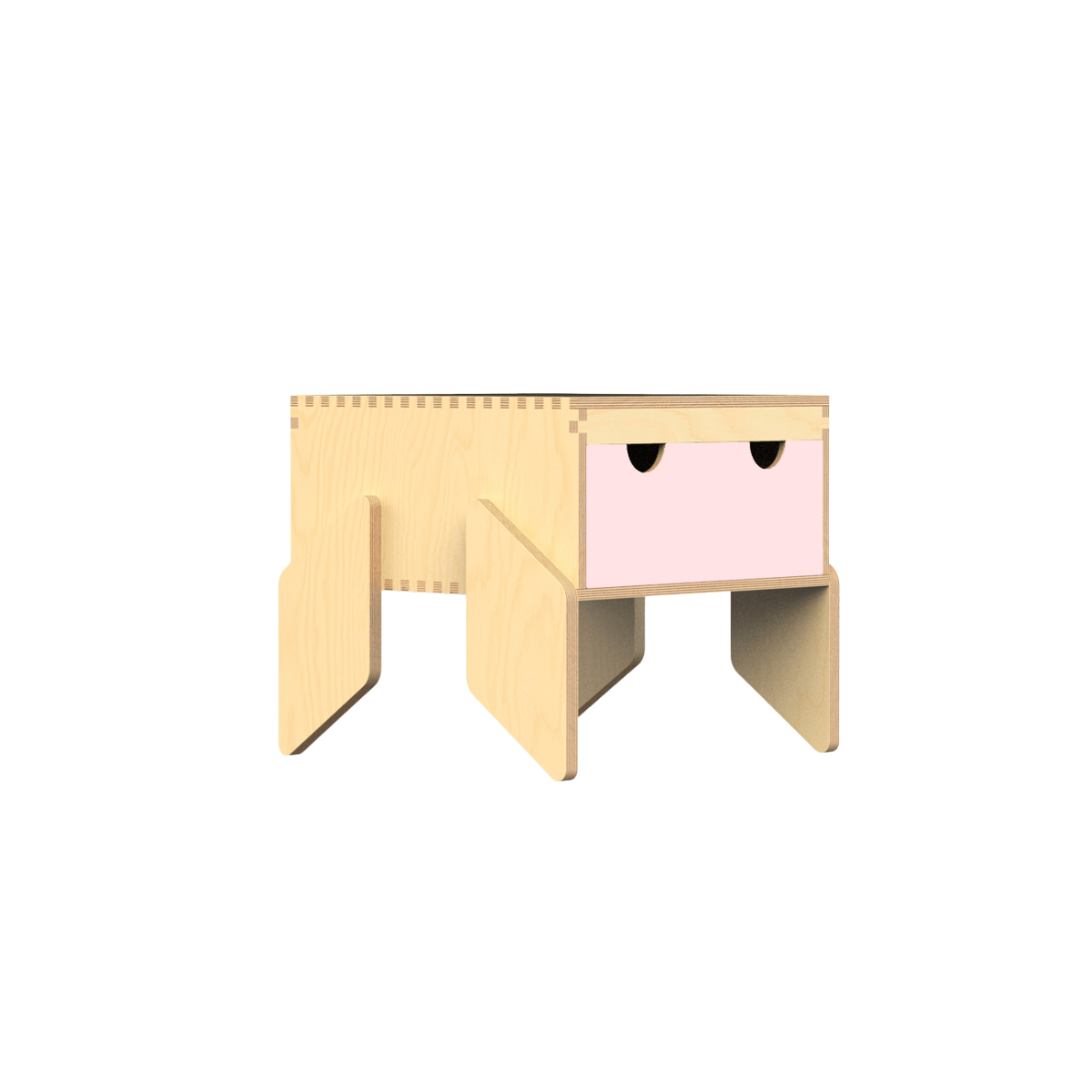 Kurk Baldus Pats, CapiBabi Little – Modulinė Komoda, Kėdutė Ar Suoliukas Komoda Rožinė