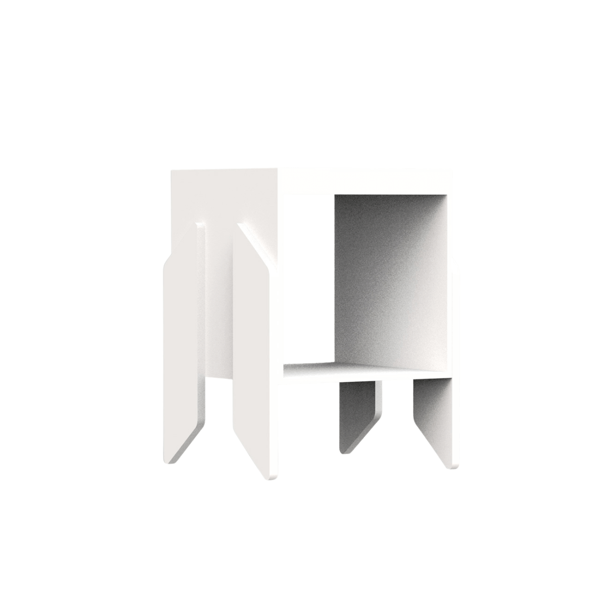 Kurk Baldus Pats, CapiBabi Midi – Modulinė Komoda, Kėdutė Ar Suoliukas, Balta Komoda Be stalčiaus