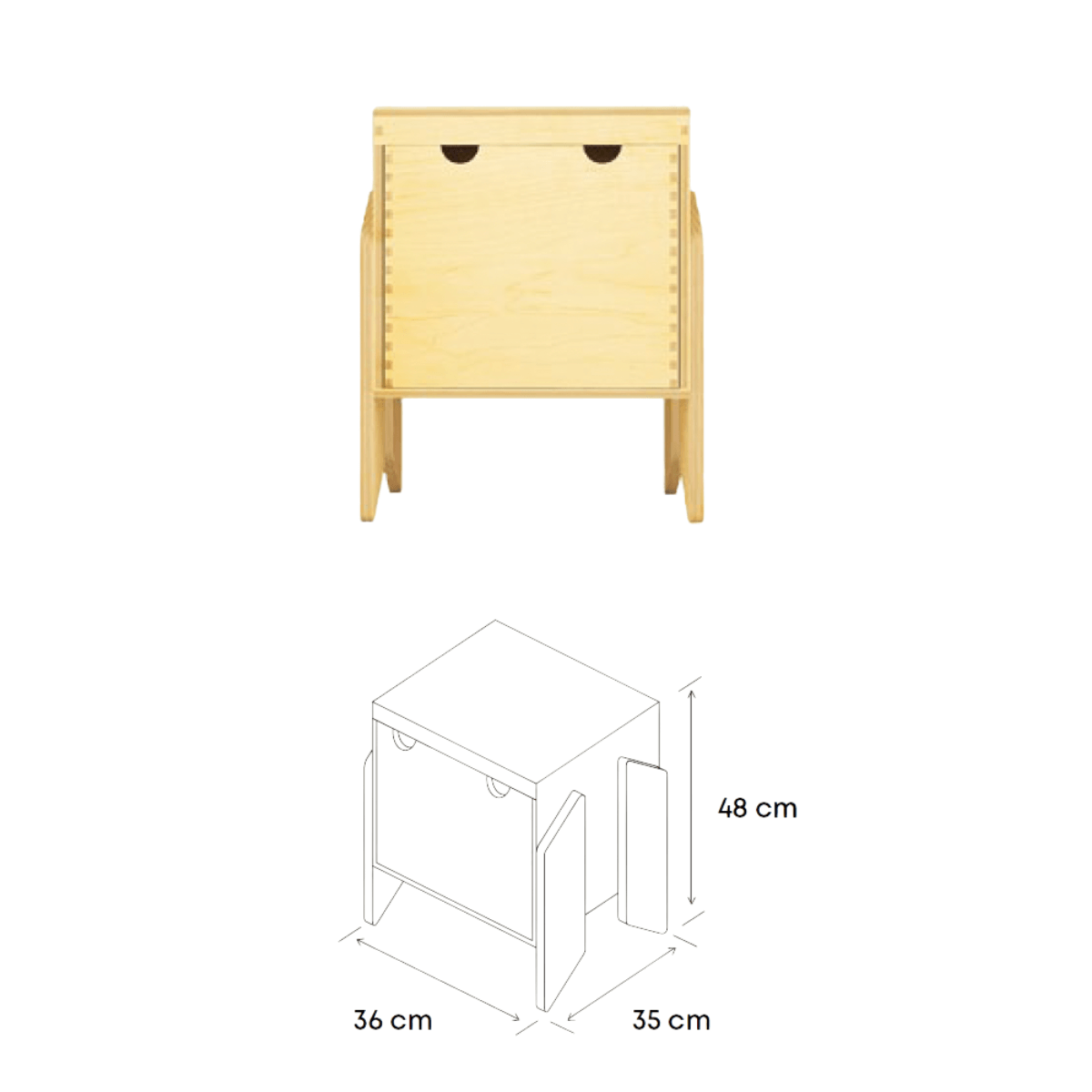 Kurk Baldus Pats, CapiBabi Midi – Modulinė Komoda, Kėdutė Ar Suoliukas Komoda