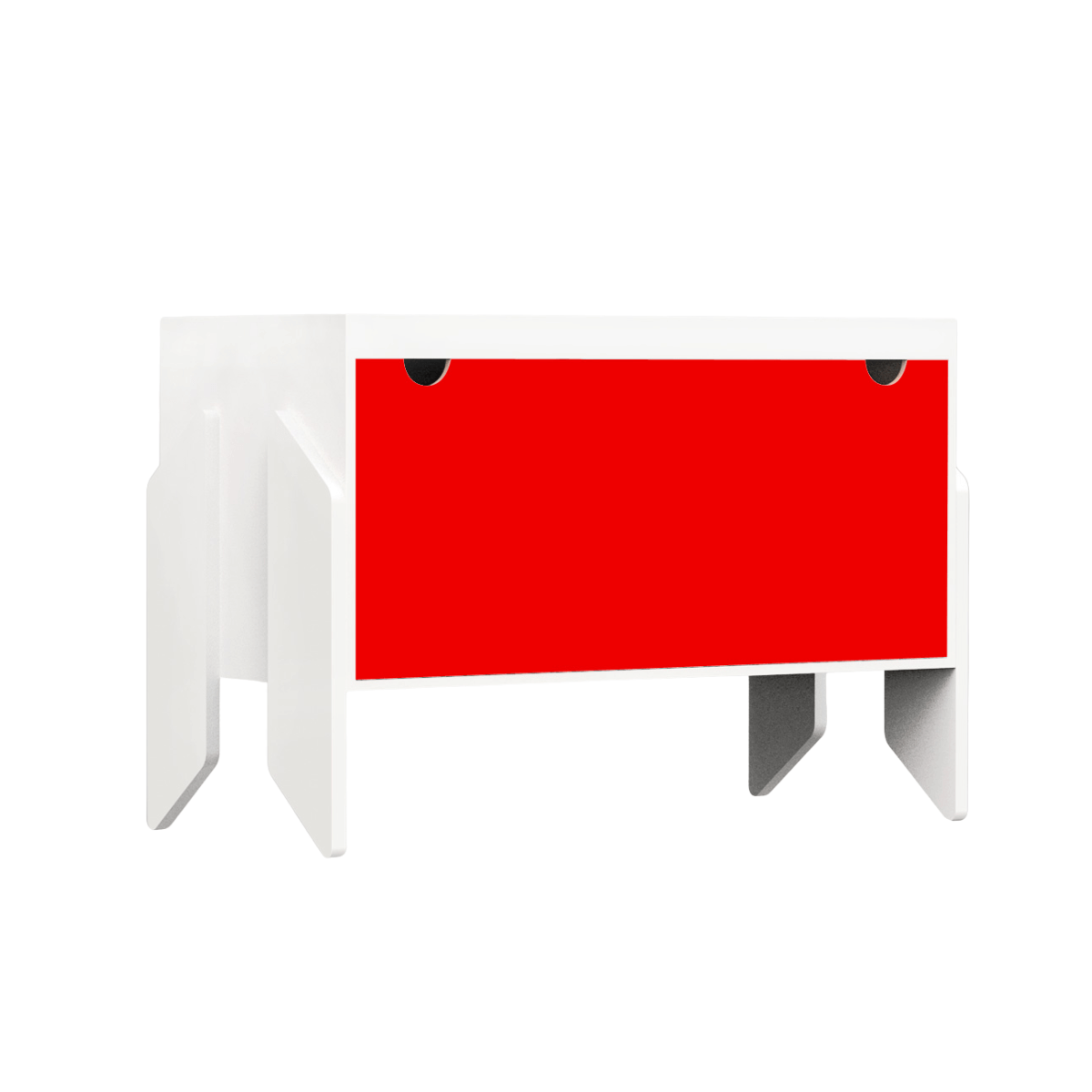 Kurk Baldus Pats, CapiBabi XL – Modulinė Komoda, Kėdutė Ar Suoliukas, Balta Komoda