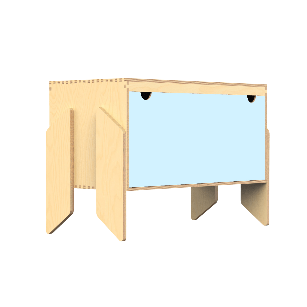 Kurk Baldus Pats, CapiBabi XL – Modulinė Komoda, Kėdutė Ar Suoliukas Komoda Mėlyna