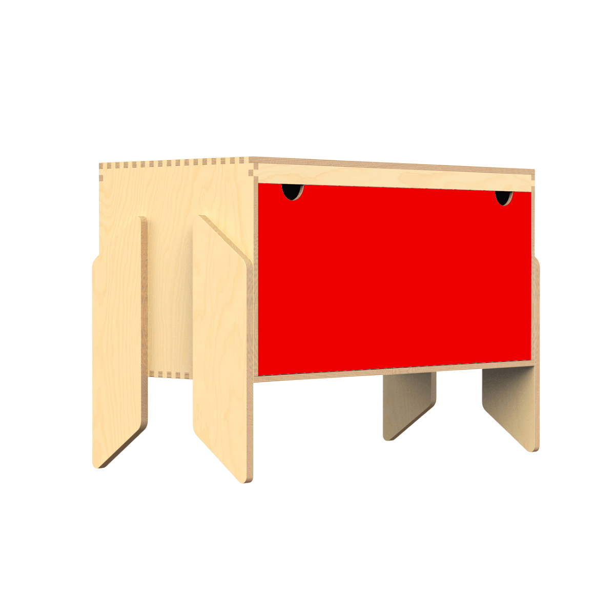 Kurk Baldus Pats, CapiBabi XL – Modulinė Komoda, Kėdutė Ar Suoliukas Komoda Raudona