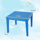 Labai Tvirtas Sunkus Vaikiškas Staliukas Mėlynas Naudojamas Ir Lauke 64,5 x 64,5 x 51 cm Staliukai Kėdutės