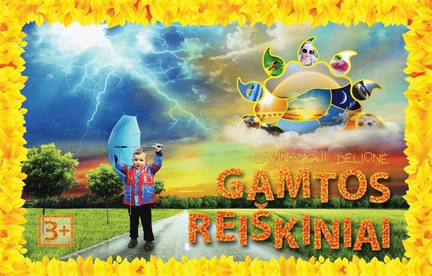 Lavinamoji dėlionė „Gamtos reiškiniai“, 3+