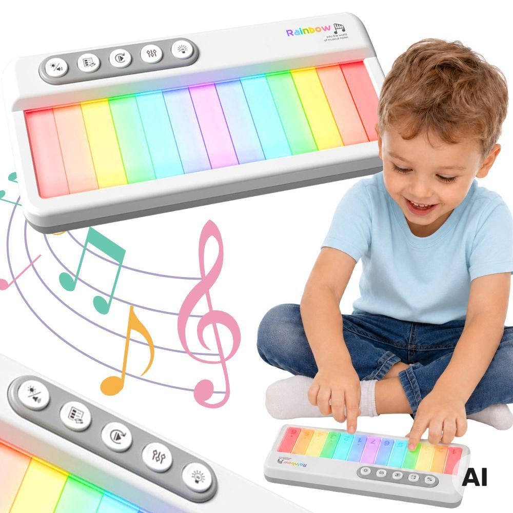 Woopie Lietimui Jautrus Pianinas Su Šviesomis Ir Melodijomis