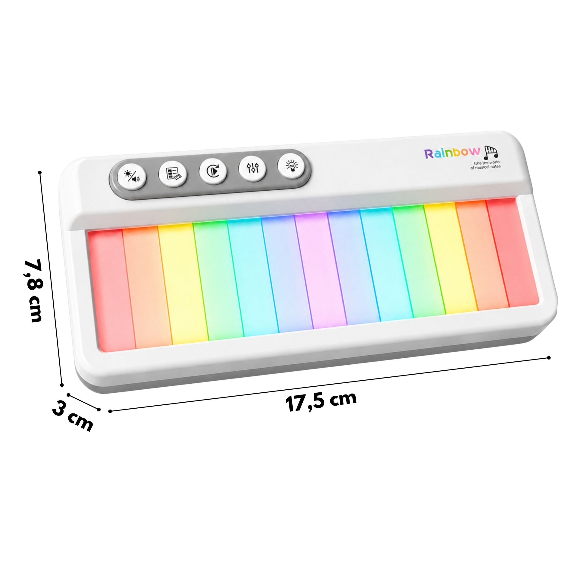 Woopie Lietimui Jautrus Pianinas Su Šviesomis Ir Melodijomis