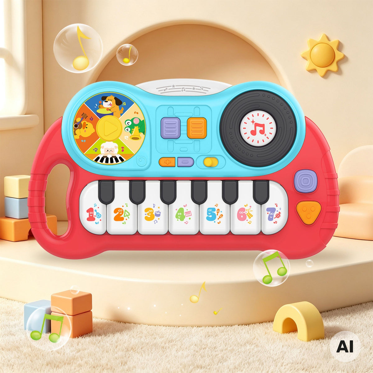 Woopie Baby Interaktyvus Pianinas Vaikams
