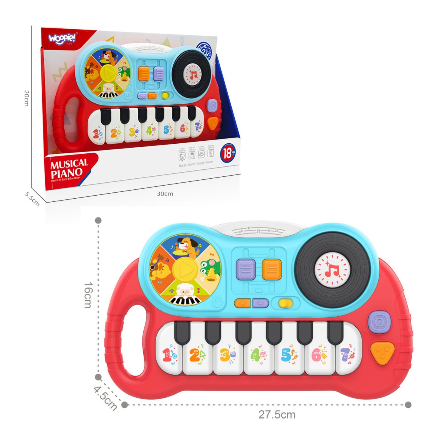 Woopie Baby Interaktyvus Pianinas Vaikams