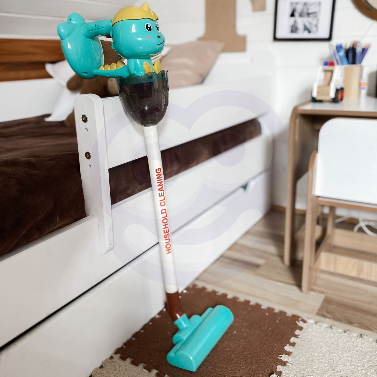 Woopie žaislinis dulkių siurblys „Dino“ 3in1 – nuotrauka 3