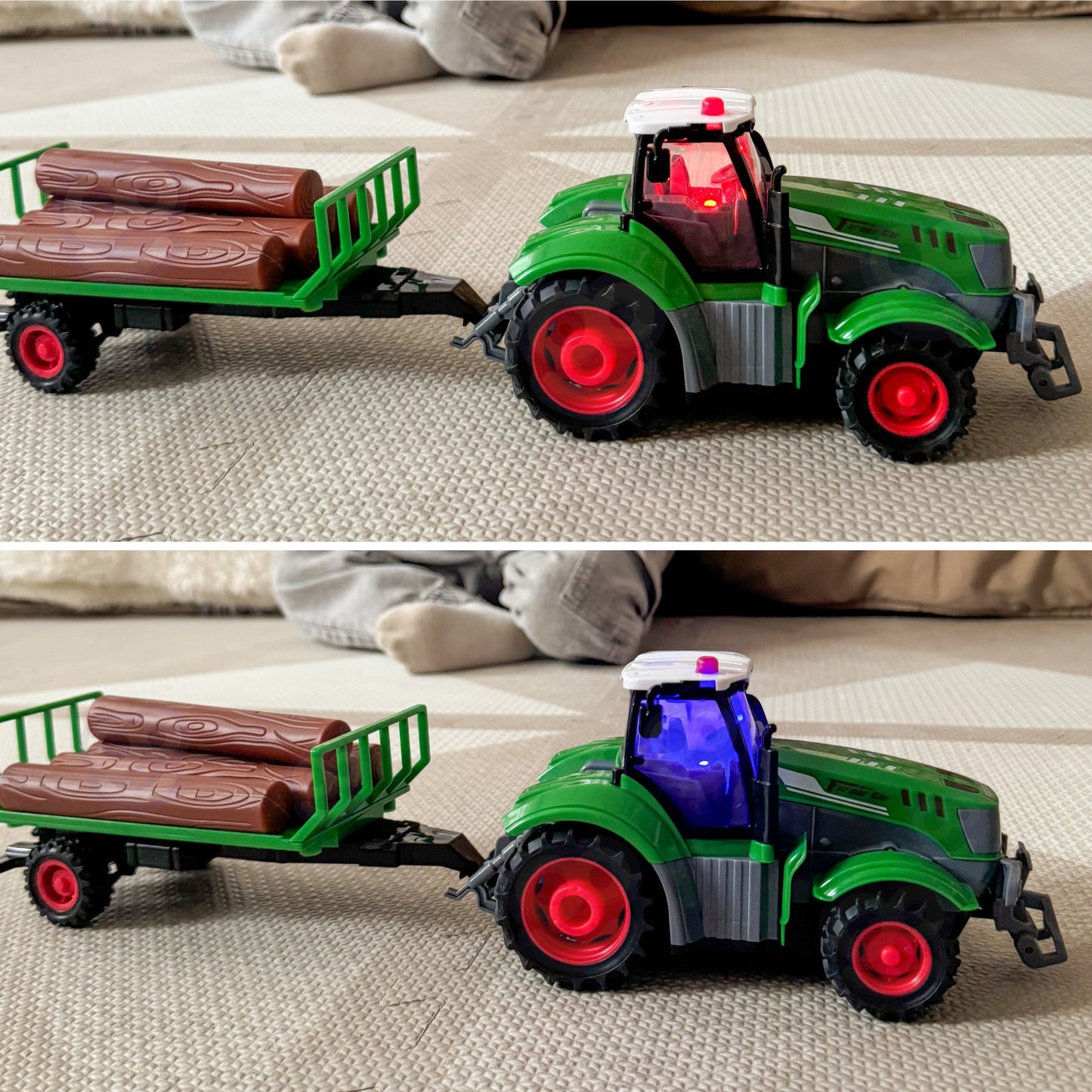 Woopie RC Traktorius Su Priekaba 1:24