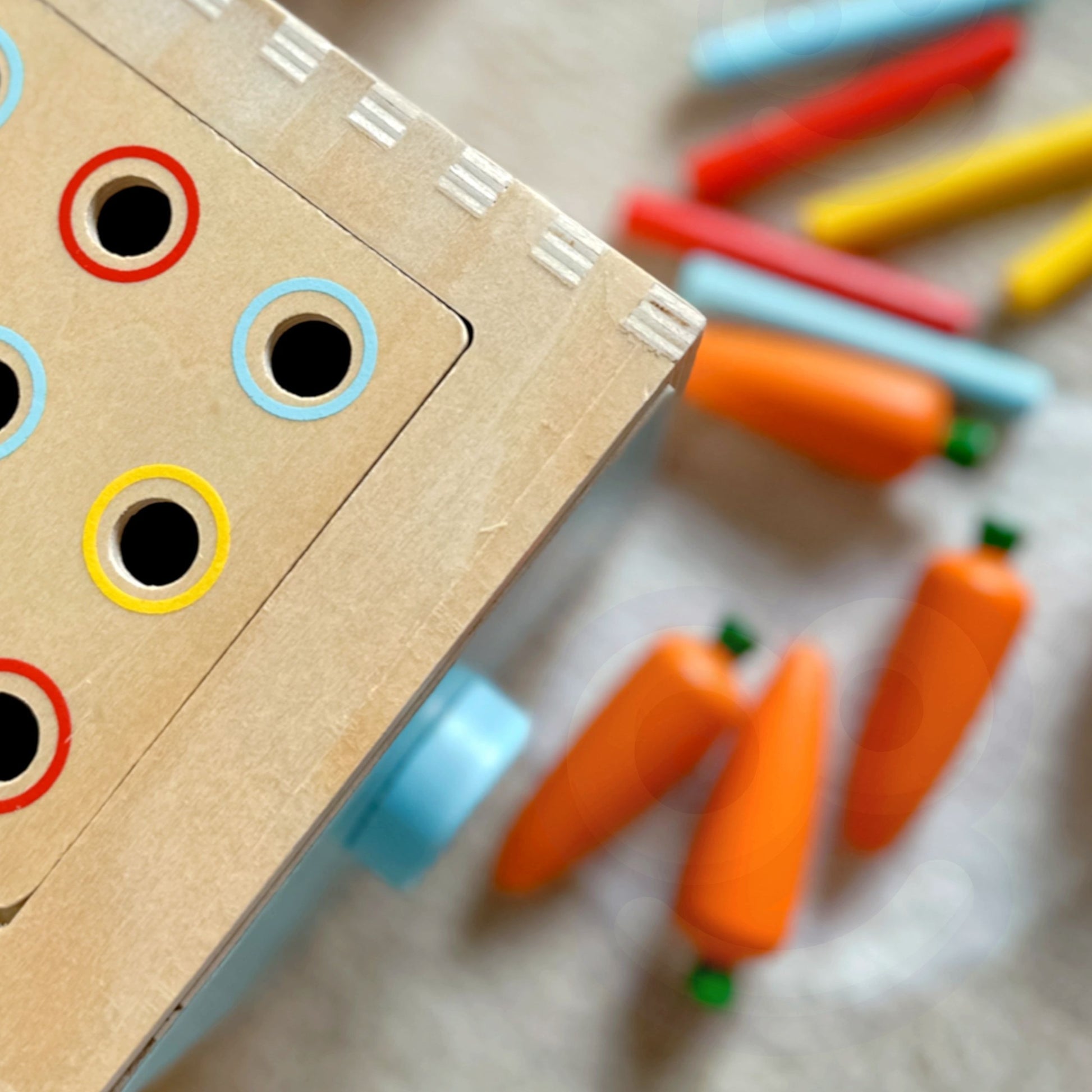 Woopie Green Medinė Montessori Rūšiuoklė 4in1 – 2 nuotrauka