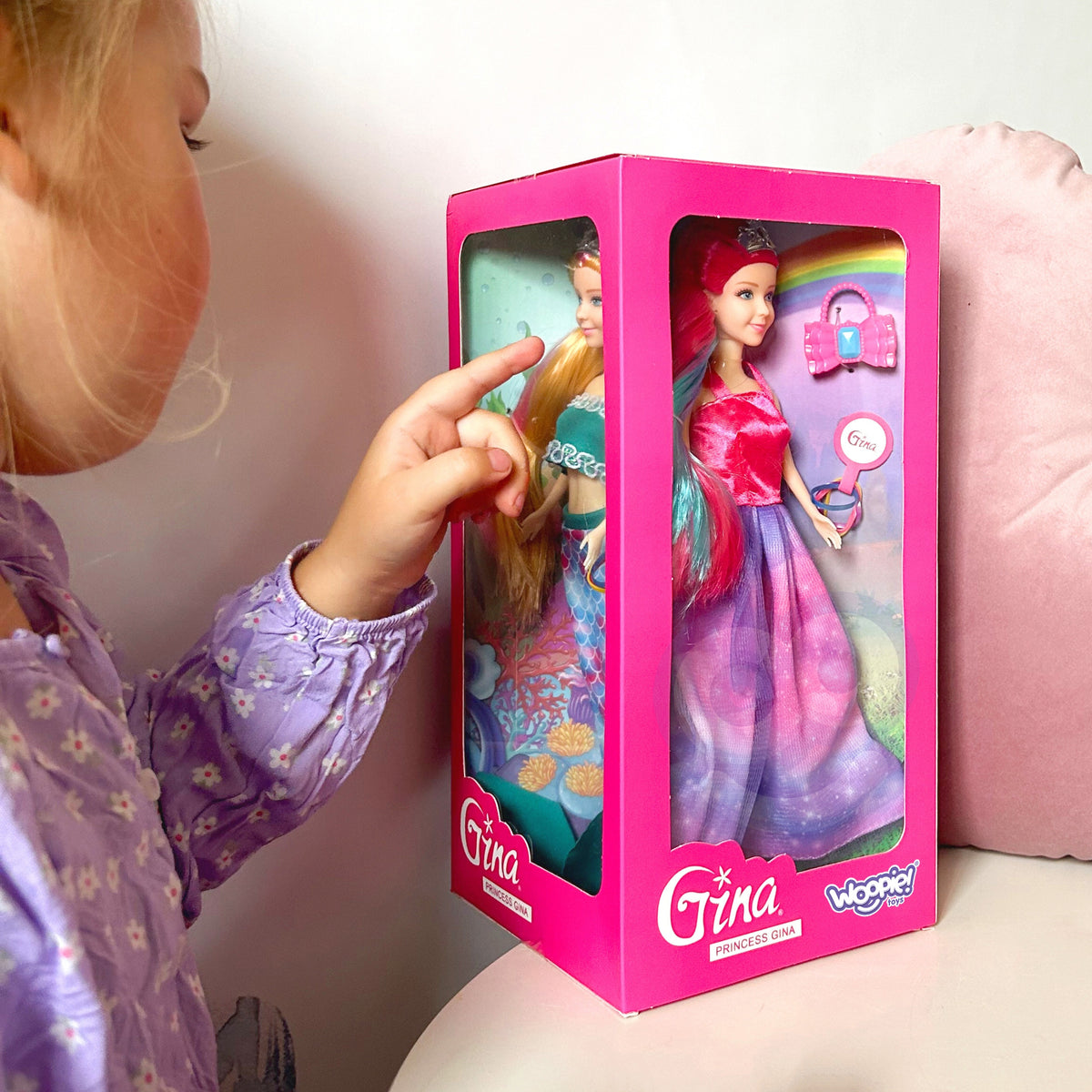 Woopie 4 Stebuklingų Princesių Lėlių Rinkinys su Priedais – 4 nuotrauka