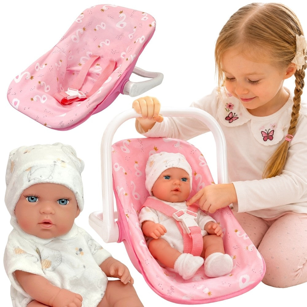 Woopie Royal Lėlė Kūdikis su Rožine Nešykle, 30,5 cm – 1 nuotrauka