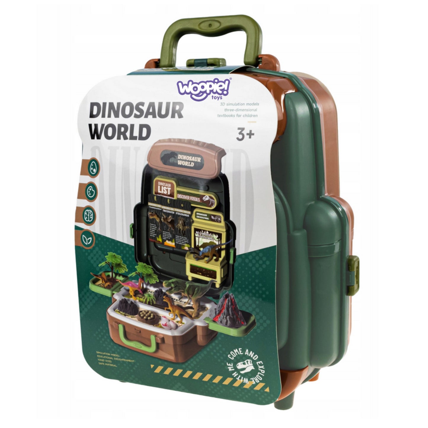 Woopie Dinosaur World Dinozaurų Tyrinėtojo Lagaminas