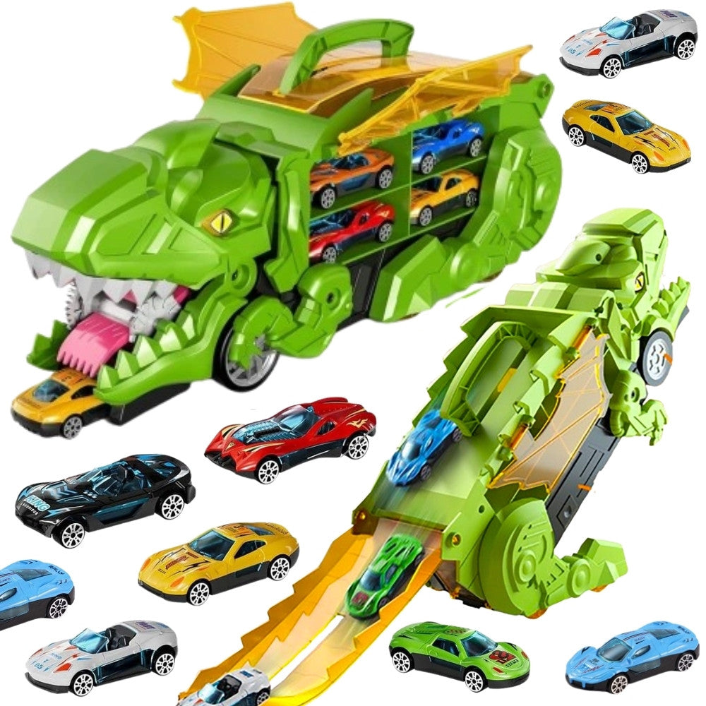 Woopie dinozauro sunkvežimis ir automobilių trasa, 13 dalių – 1