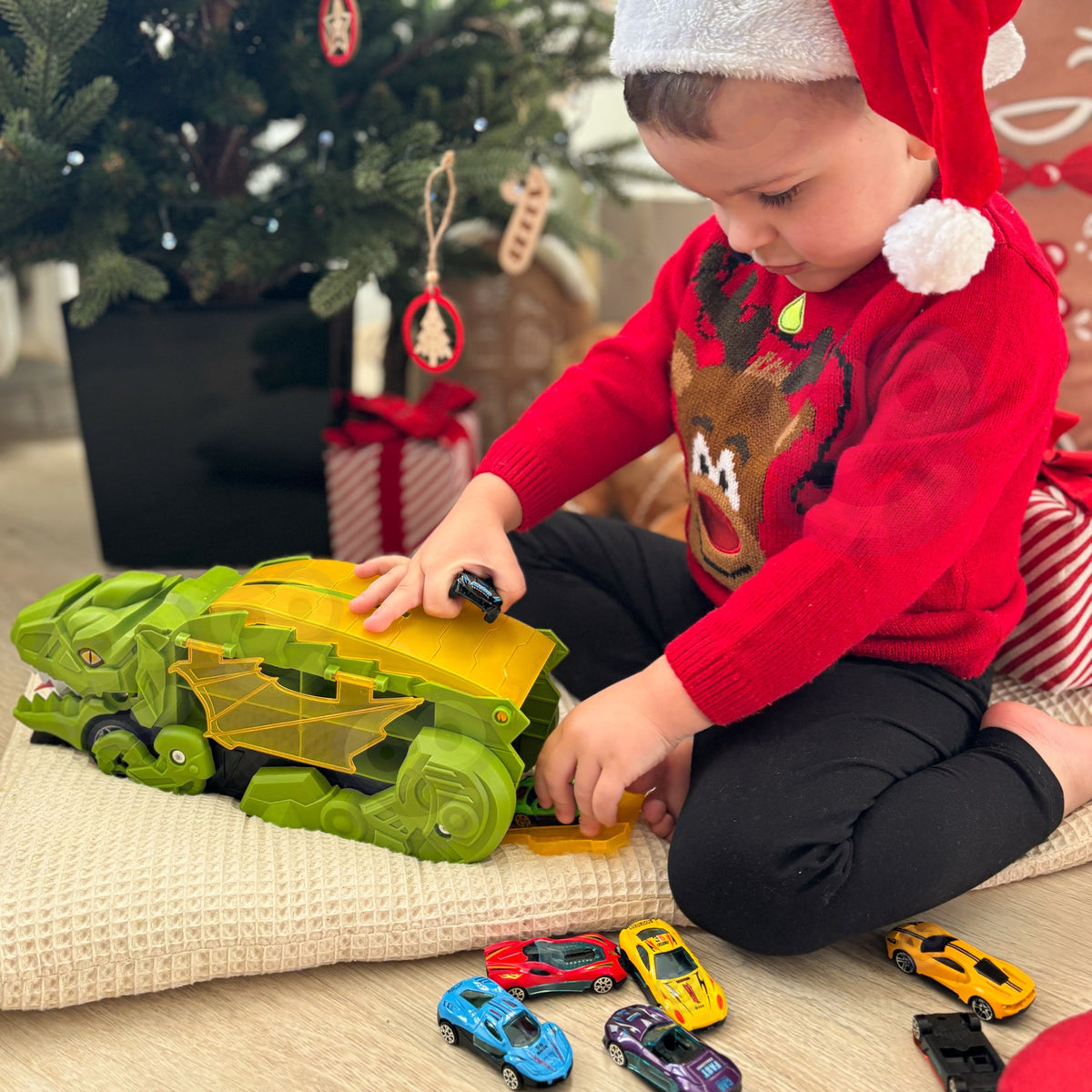 Woopie dinozauro sunkvežimis ir automobilių trasa, 13 dalių – 4