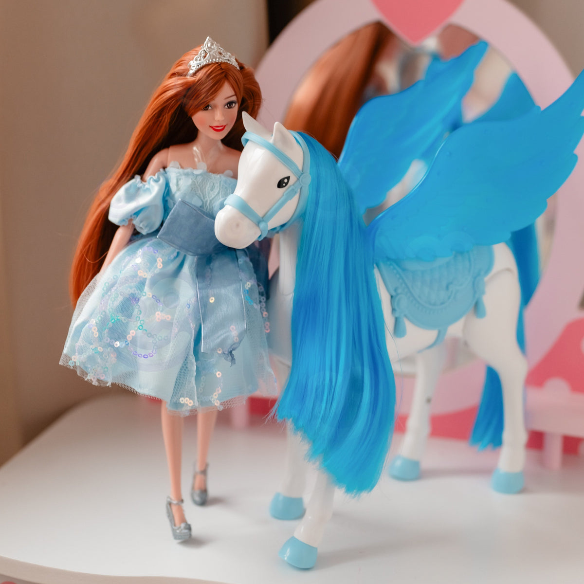 Woopie Royal lėlė Emi su žydra tiulio suknele, 32 cm – nuotrauka 11