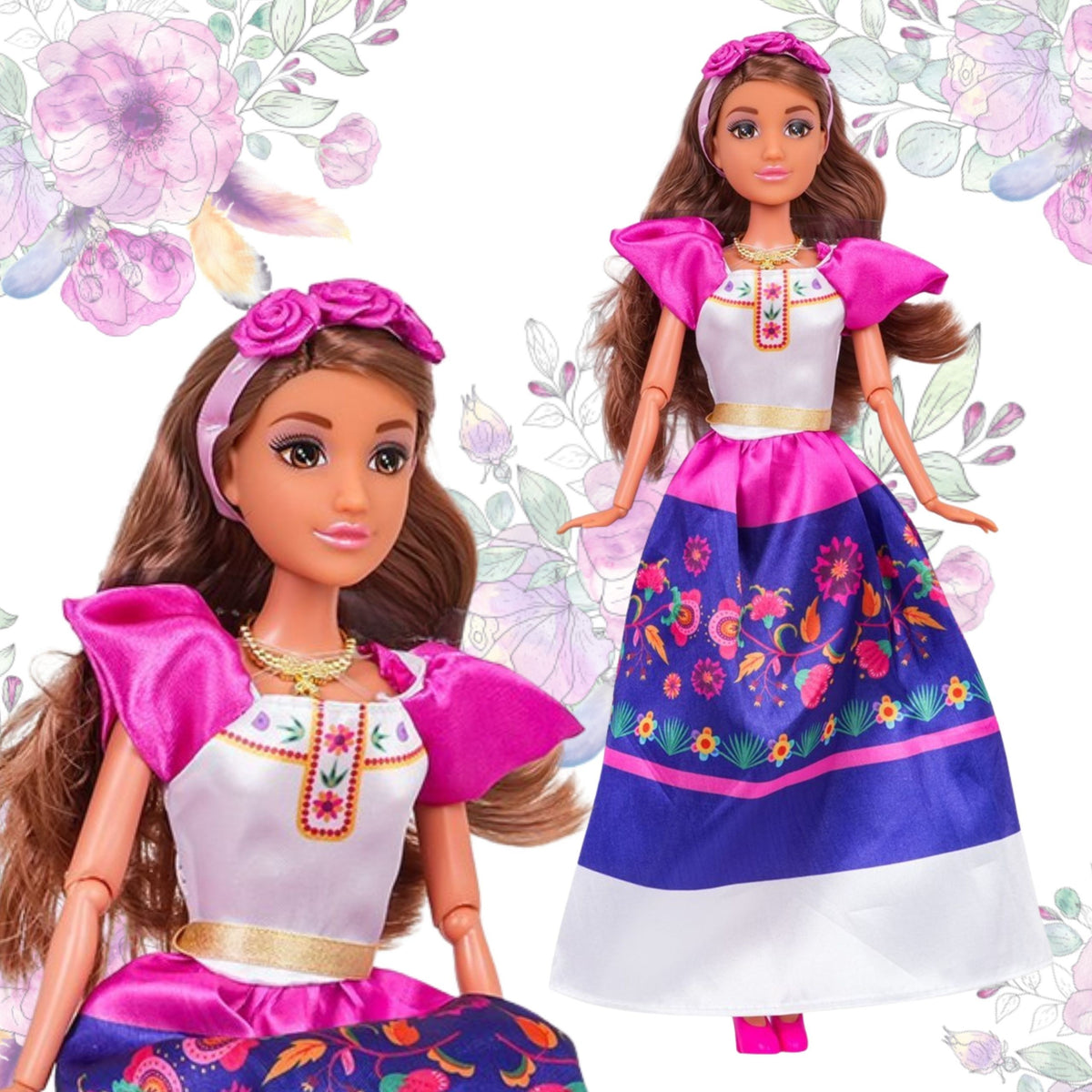 Woopie Royal Pasaulio Lėlė Lily „Meksikietė“ – 5 nuotrauka