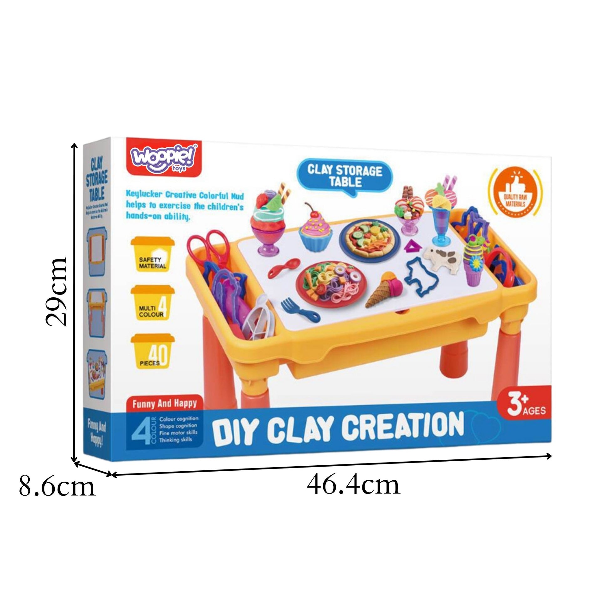 Woopie Kūrybinis Plastilino Staliukas, 40 Dalių