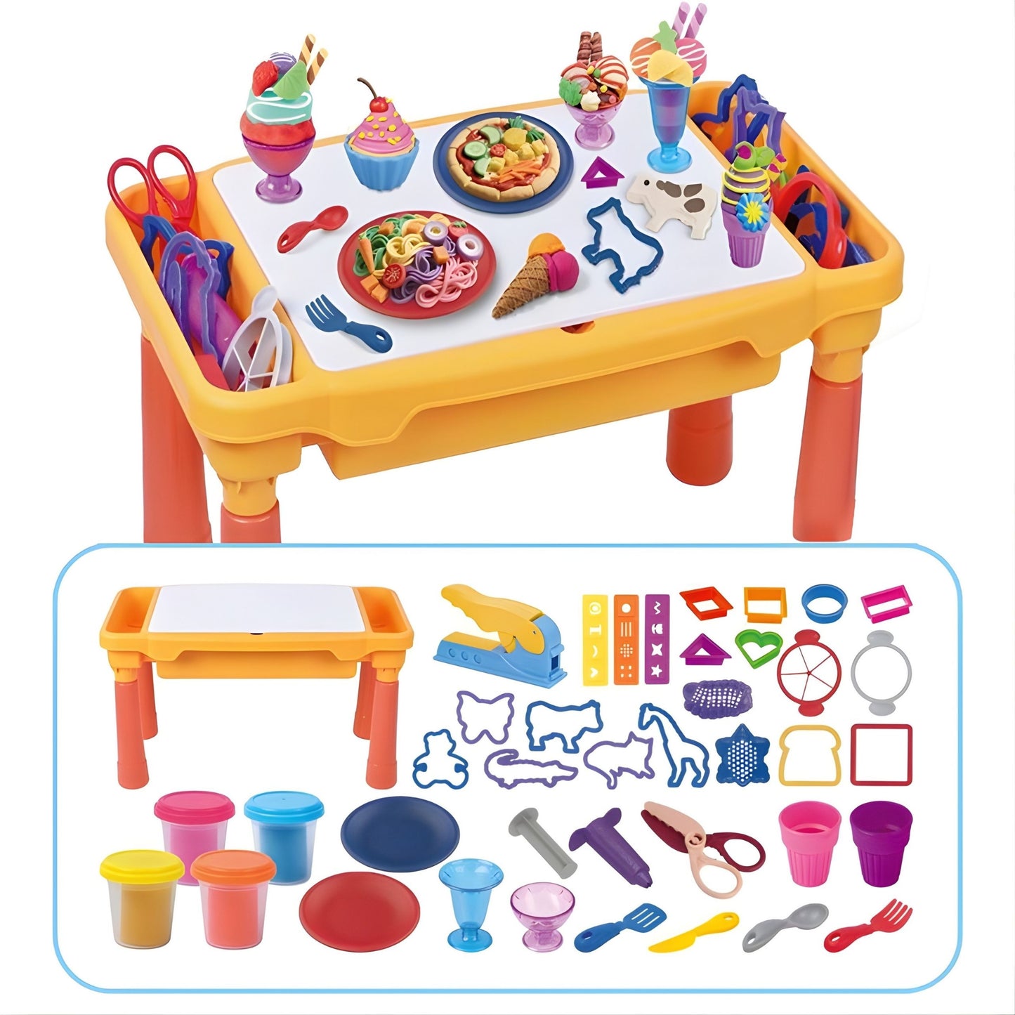 Woopie Kūrybinis Plastilino Staliukas, 40 Dalių