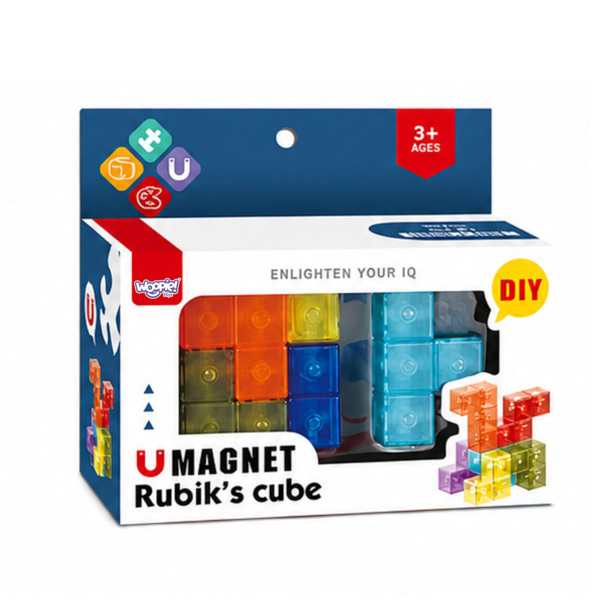 Woopie magnetinė 3D „Tetris“ dėlionė – 5