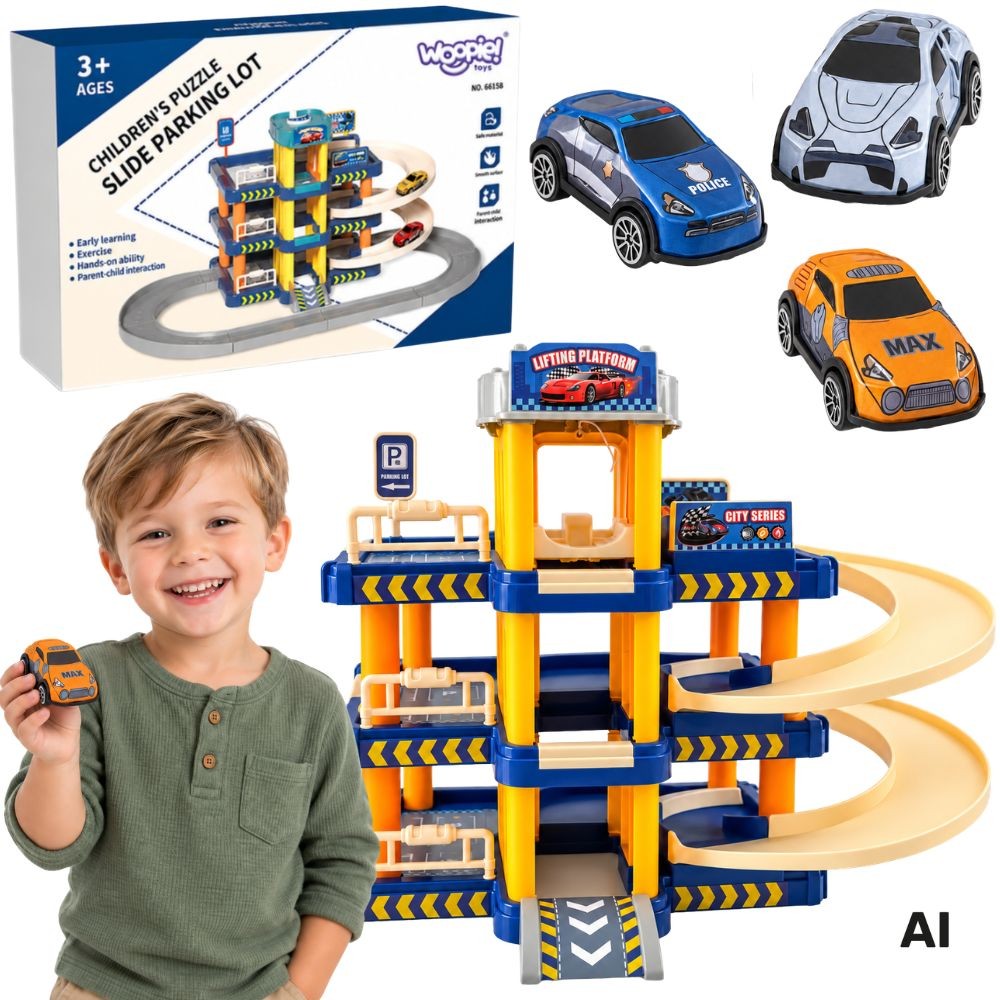 Woopie daugiaaukštis automobilių garažas su liftu – 1