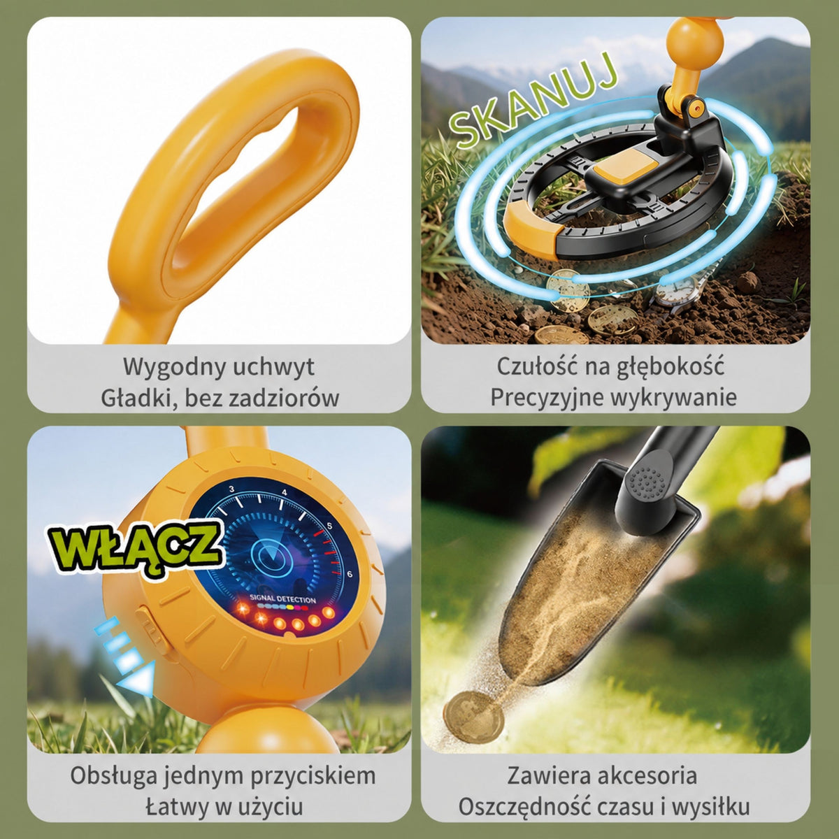 Woopie Vaikiškas Metalo Detektorius Su Kastuveliu