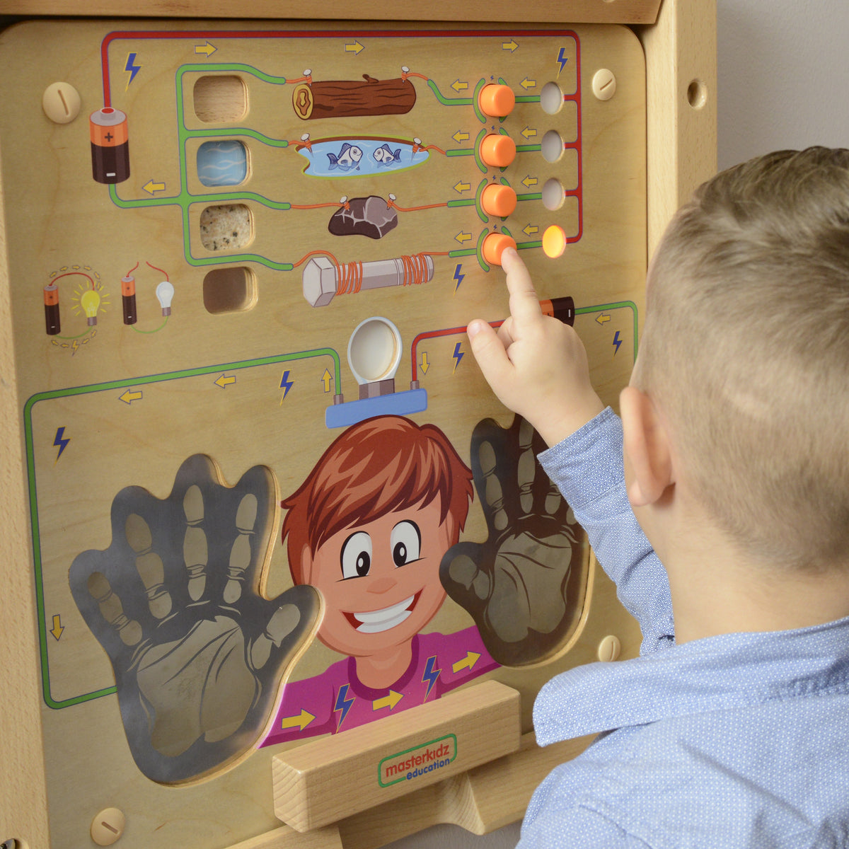 Masterkidz edukacinė lenta elektros laidumo bandymams – nuotrauka 3