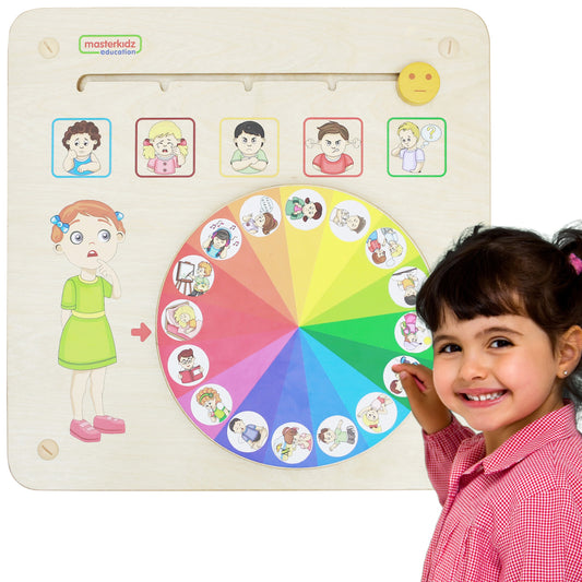 Masterkidz Montessori emocijų pažinimo edukacinė lenta – nuotrauka 1