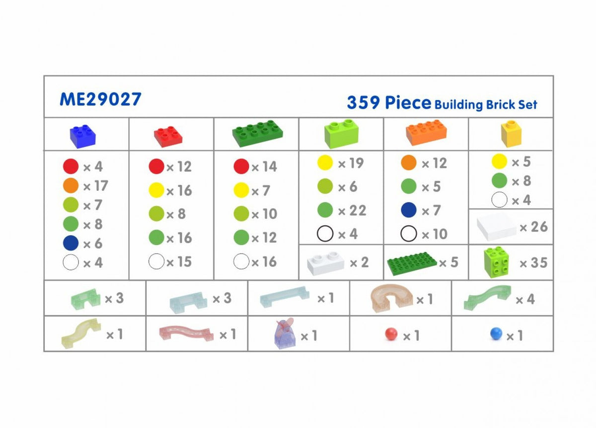 Masterkidz STEM kamuoliukų trasos konstruktorius, 359 dalys – nuotrauka 4