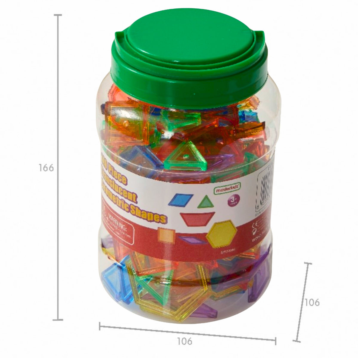 Masterkidz geometrinių mozaikų rinkinys, 140 formų – nuotrauka 5