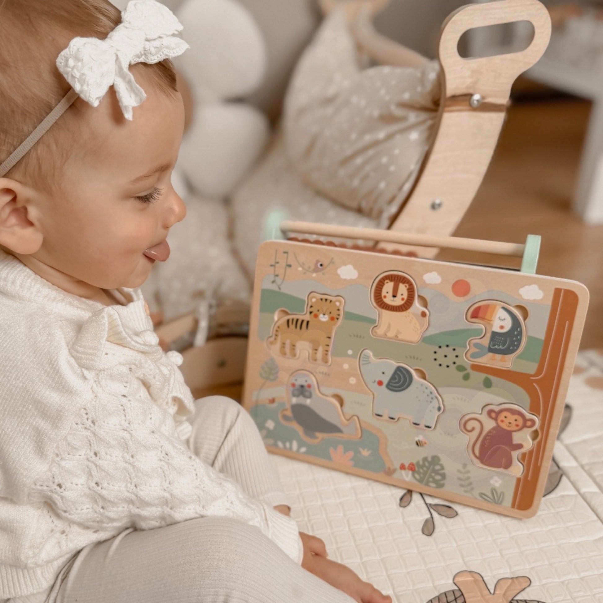 Tooky Toy Interaktyvi Safari Dėlionė Su Garsais – 5 nuotrauka