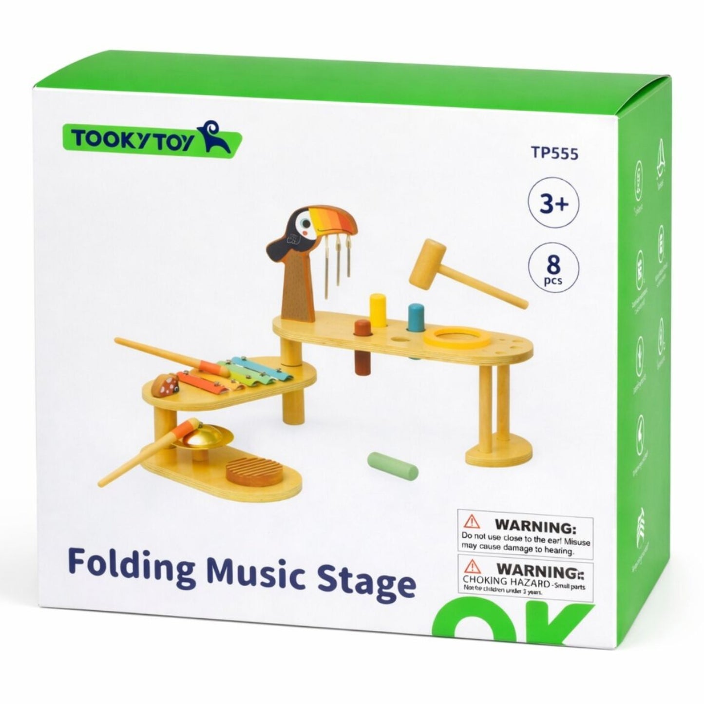 Tooky Toy Medinis Muzikinis Stalas „Tukanas“