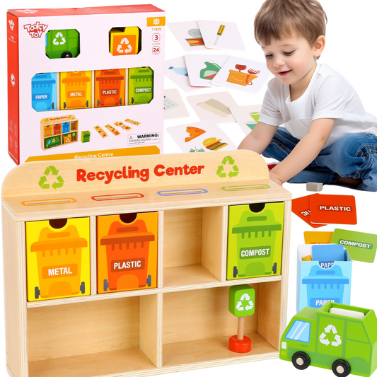 Tooky Toy Medinis Atliekų Rūšiavimo Centras – 1 nuotrauka