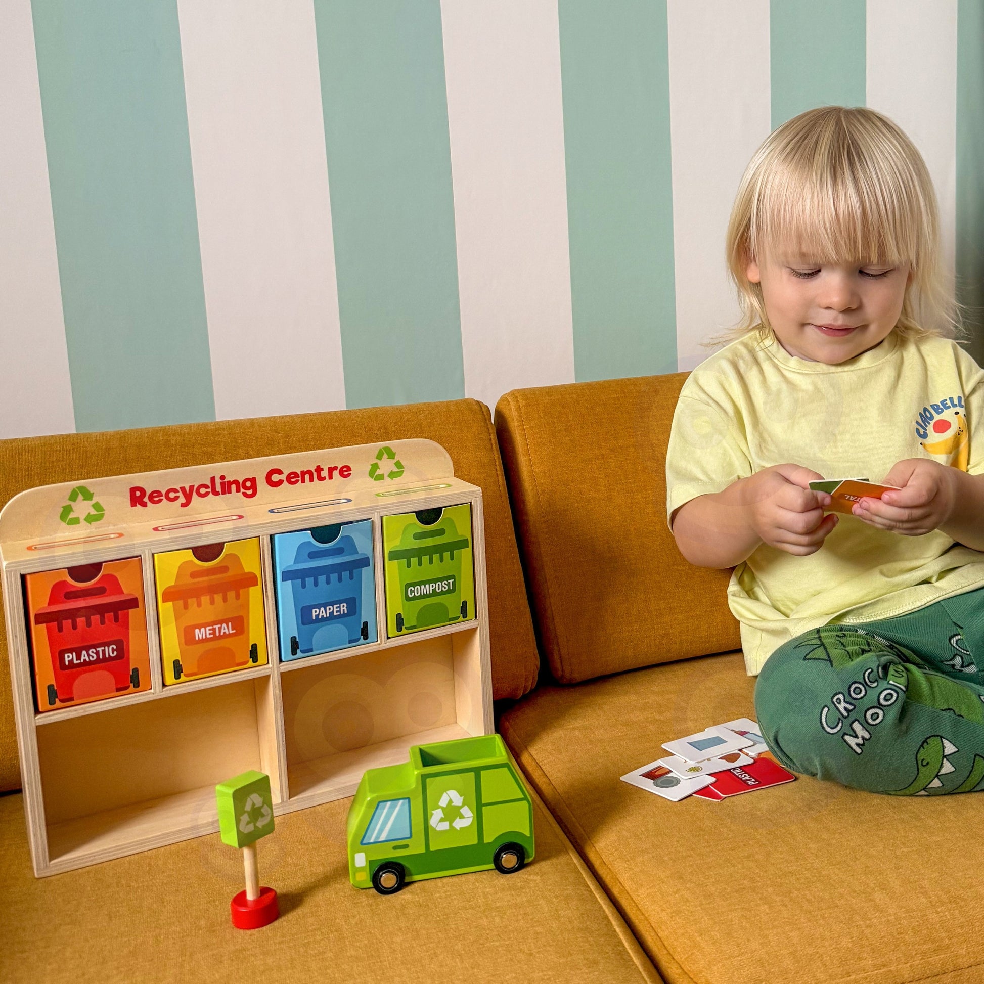 Tooky Toy Medinis Atliekų Rūšiavimo Centras – 4 nuotrauka
