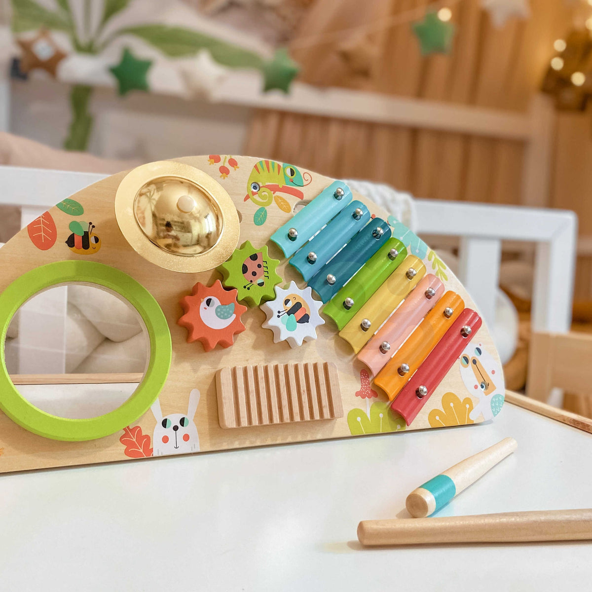 Tooky Toy medinis daugiafunkcis muzikos centras – 2 nuotrauka