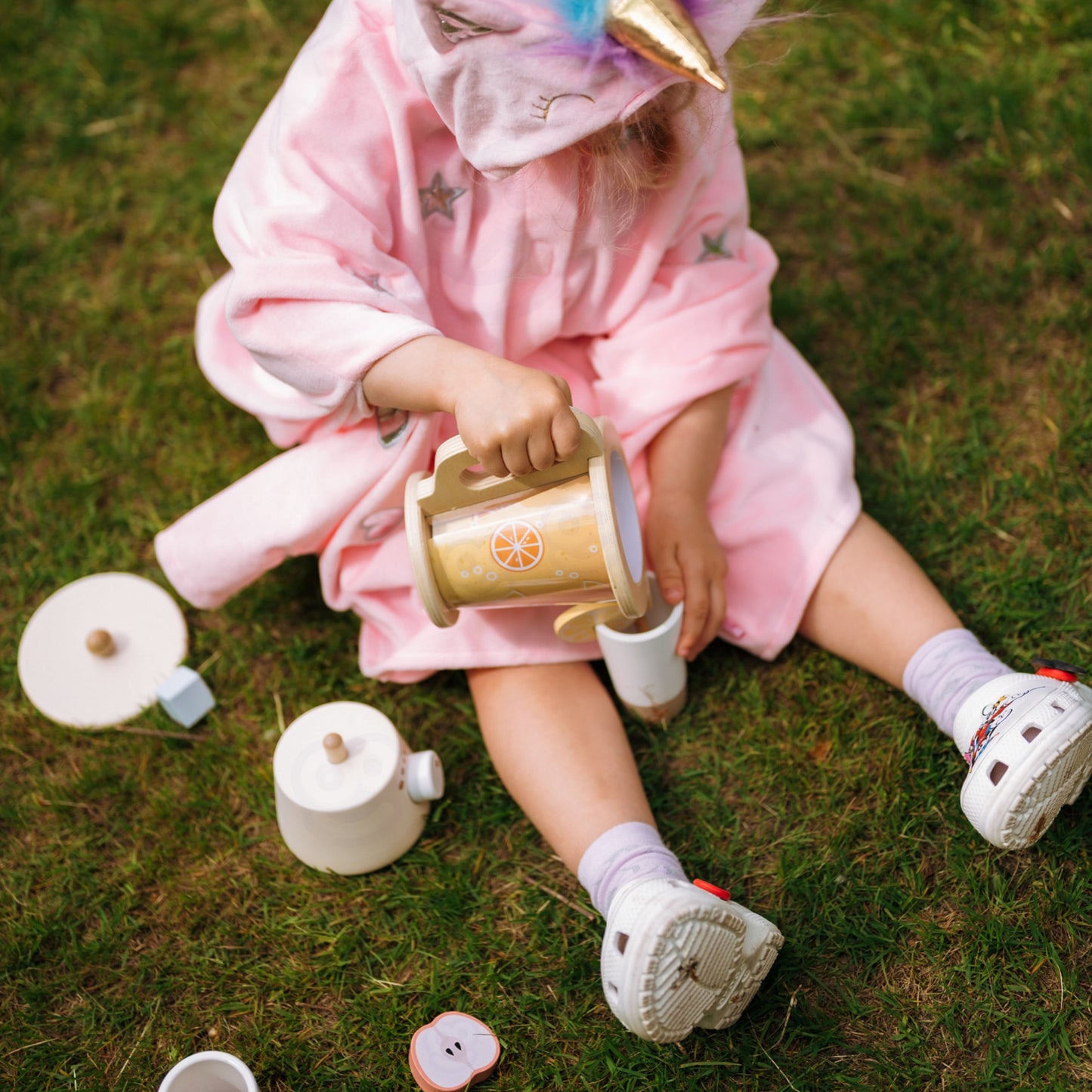 Tooky Toy medinis trintuvas su priedais, 18 dalių – 3 nuotrauka