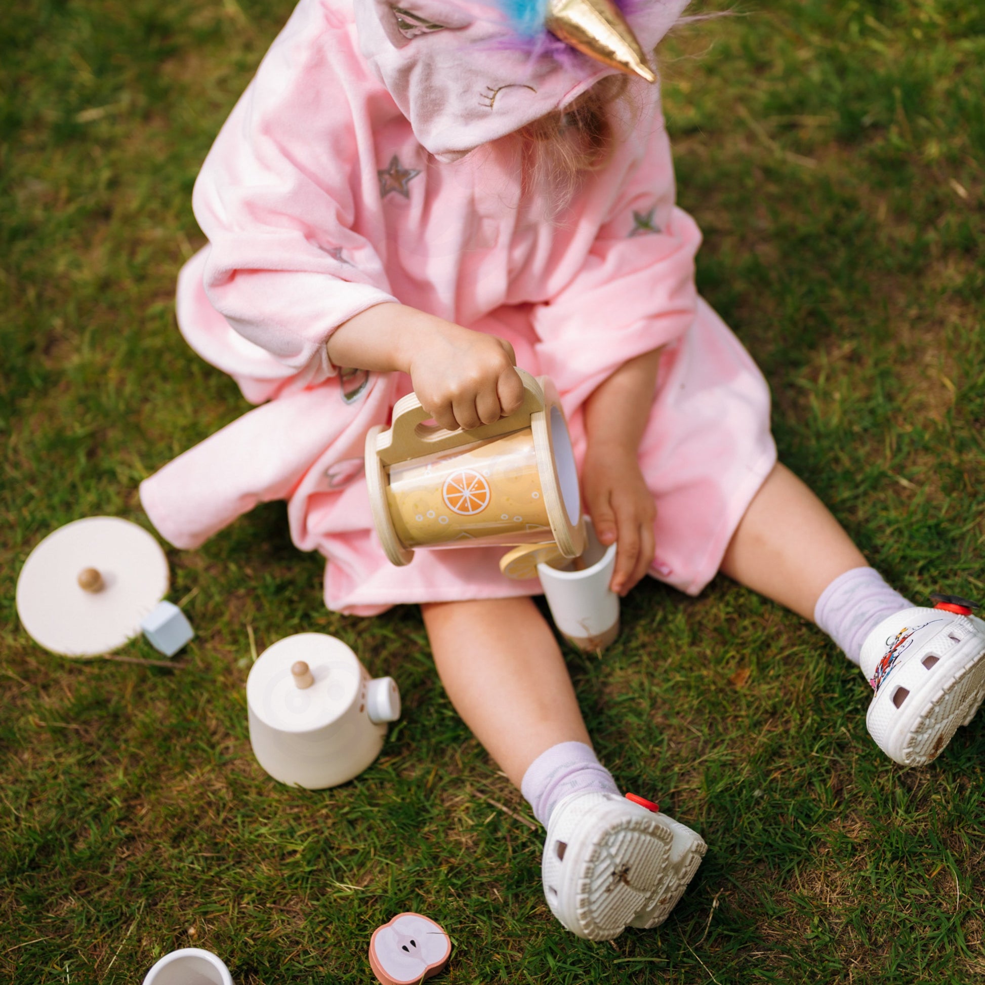 Tooky Toy medinis trintuvas su priedais, 18 dalių – 3 nuotrauka
