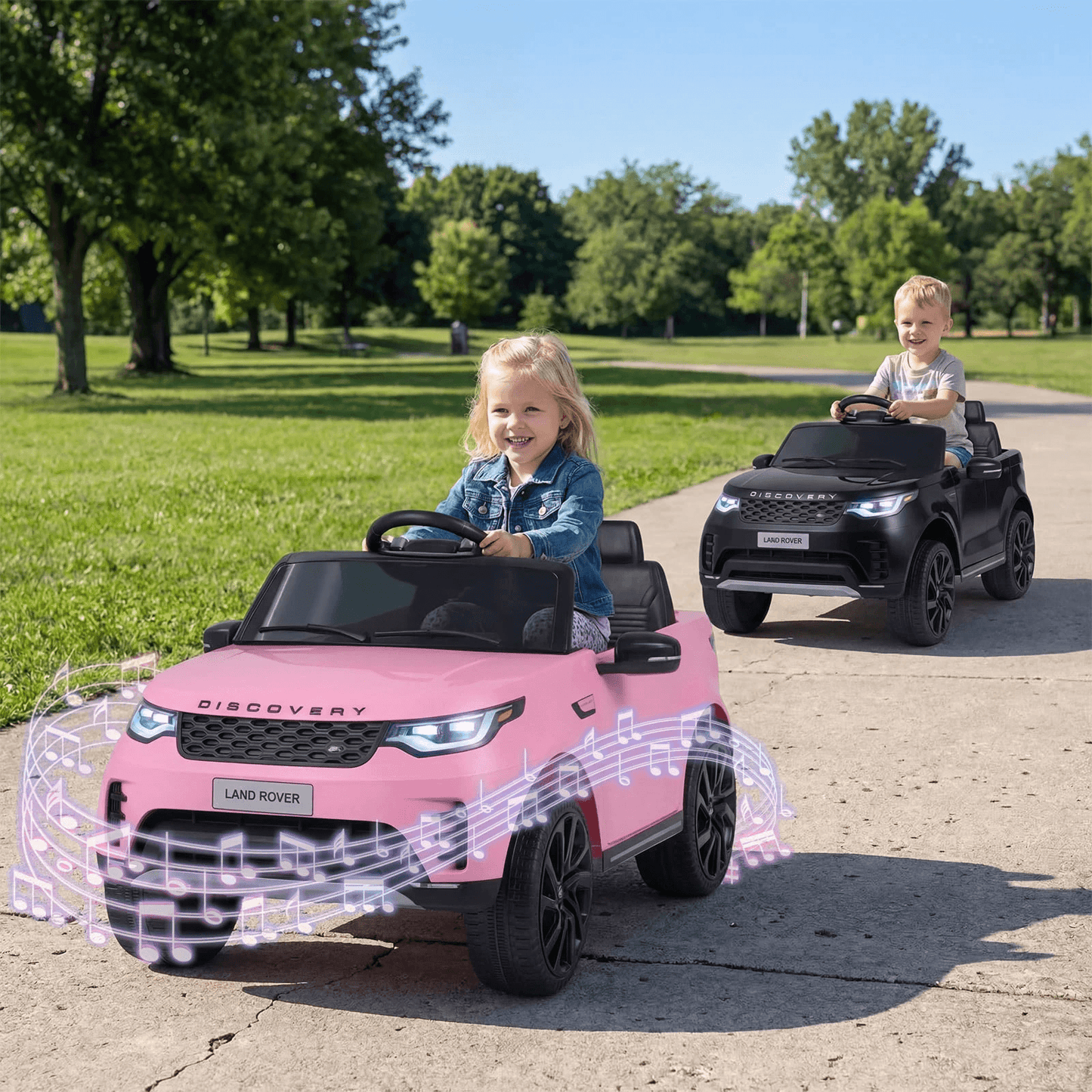 Licencijuotas Land Rover Elektrinis Automobilis Vaikams Su Nuotoliniu Valdymu Transporto Priemonės