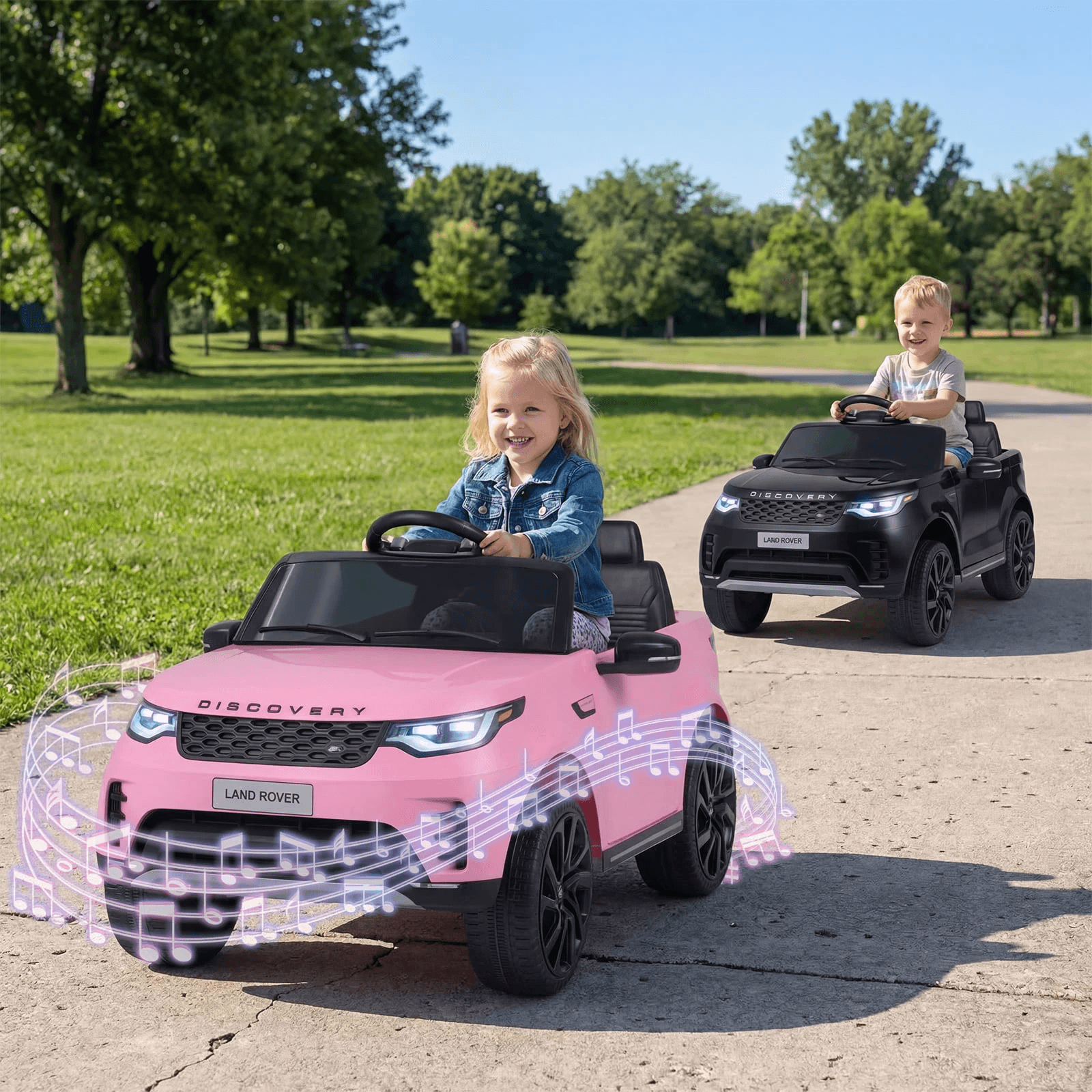 Licencijuotas Land Rover Elektrinis Automobilis Vaikams Su Nuotoliniu Valdymu Transporto Priemonės
