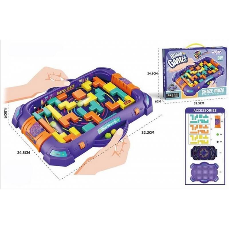 Loginis Žaidimas Flipper Craze Maze WOOPIE, Nuo 4 Metų Stalo Žaidimai