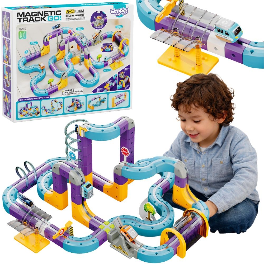 Magnetinė STEM traukinio trasa, 126 dalys
