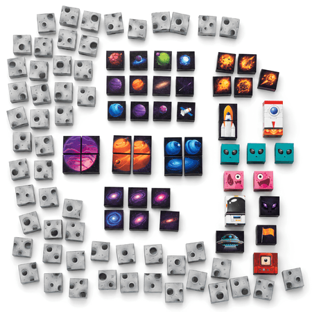 Magnetinės Konstrukcinės Kaladėlės Vaikams, 133 Dalys Magnetinės kaladėlės