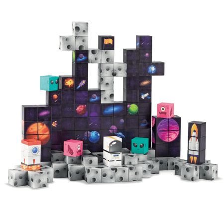 Magnetinės Konstrukcinės Kaladėlės Vaikams, 133 Dalys Magnetinės kaladėlės