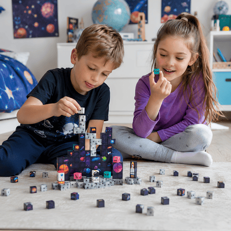 Magnetinės Konstrukcinės Kaladėlės Vaikams, 133 Dalys Magnetinės kaladėlės