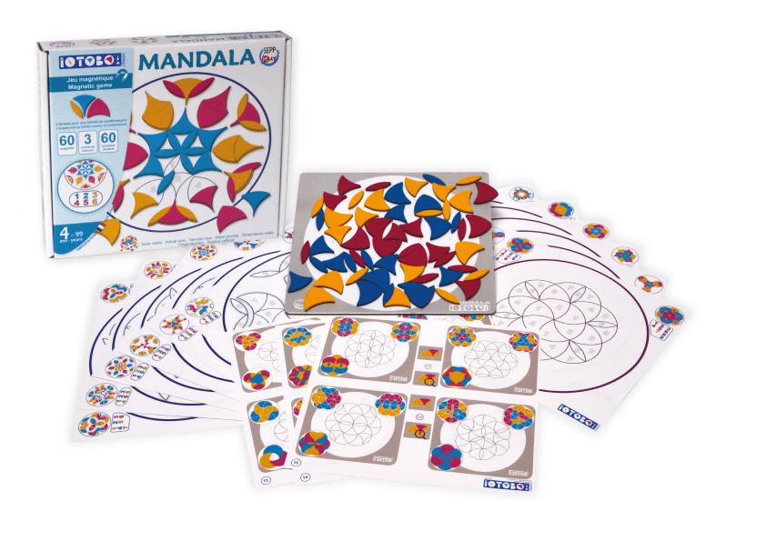Magnetinis žaidimas Mandala, 4-99 Žaislai Magnetiniai