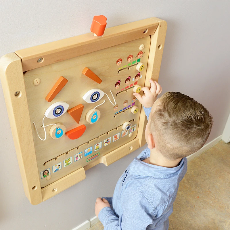Masterkidz medinė emocijų pažinimo lenta „Kaip jautiesi?“ – 2 nuotrauka